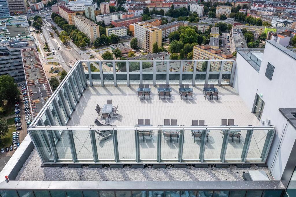 Apartament Blue City - Hanza Tower Szczecin Bagian luar foto